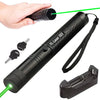 Laser Pointer Verde: Reîncărcabil, Cu Protecție Pentru Copii și 2 Moduri de Iluminare si Zoom