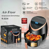 Air Fryer 5,8 L: Friteuză Electrică cu Aer și Control Tactil - Performanță 1500 W