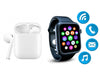 Set Ceas Smartwatch și Căști TWS i12: Confort și Tehnologie la Îndemână