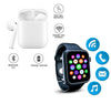 Set Ceas Smartwatch și Căști TWS i12: Confort și Tehnologie la Îndemână