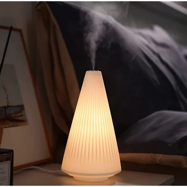 Umidificator LOUVER cu lampă LED și control tactil – Aromaterapie și aer curat