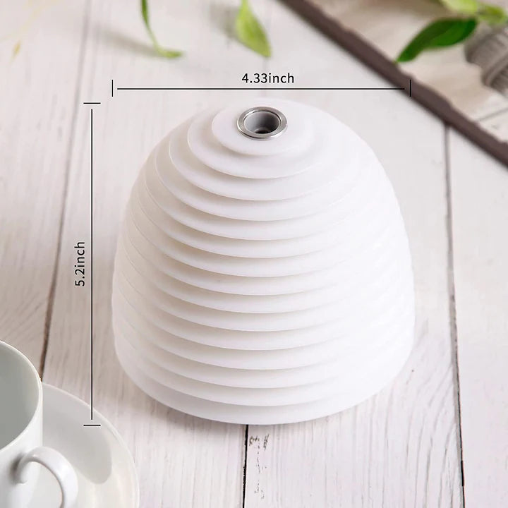 Umidificator Lighthouse pentru dormitor cu lampă LED și control tactil – Aer curat și relaxare