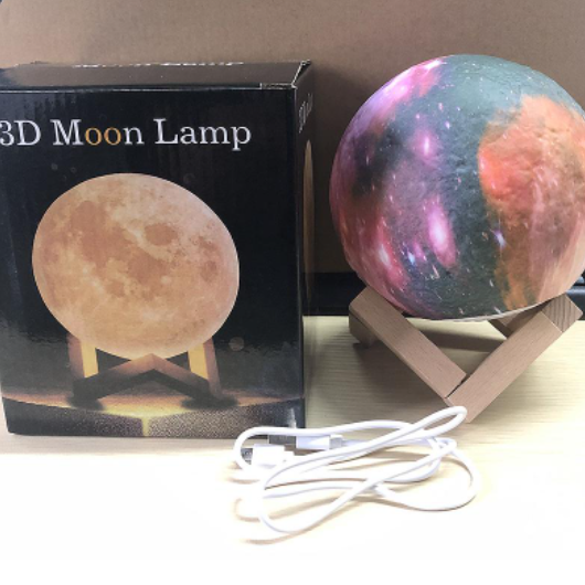 Lampa de veghe, 3D Moon Lamp Galaxy