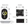 Controller led monocrom pentru banda LED, cu touch, 12V/24V, cu telecomanda