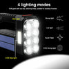 Lanterna cu 8 LED-uri si LED COB incarcare solara si USB - Auros