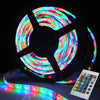 Banda LED 5050 RGB multicolor cu telecomanda, 5-10-20 metri, 72W