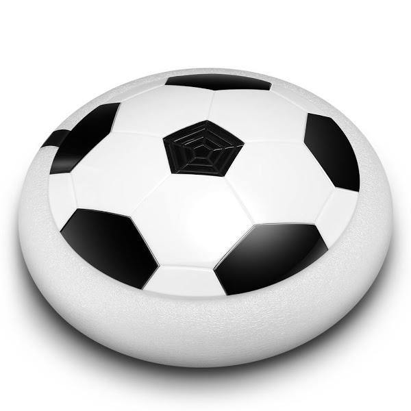 Minge de fotbal rotativa tip disc cu aer si lumini