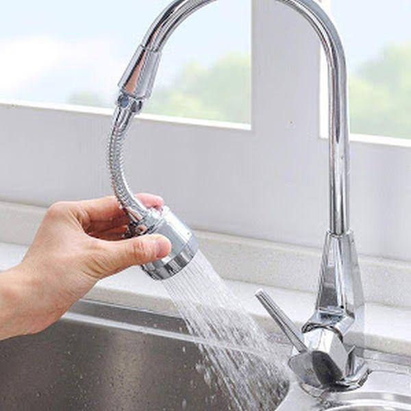 Prelungitor flexibil robinet - ajustabil cu 2 jeturi selectabile