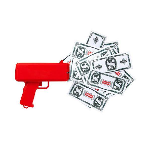 Distractie garantata: Jucarie pistol de aruncat bani